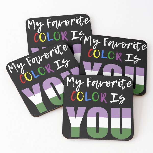 Item preview, Favorite Color - Genderqueer - LGBTQ+ Pride Shirt designed and sold by LoonyMoonyProds.