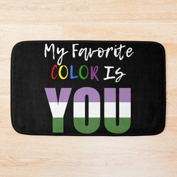 Item preview, Favorite Color - Genderqueer - LGBTQ+ Pride Shirt designed and sold by LoonyMoonyProds.