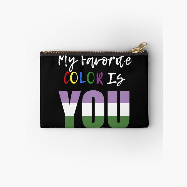 Item preview, Favorite Color - Genderqueer - LGBTQ+ Pride Shirt designed and sold by LoonyMoonyProds.