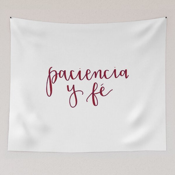 Item preview, paciencia y fe designed and sold by actualrapunzel.