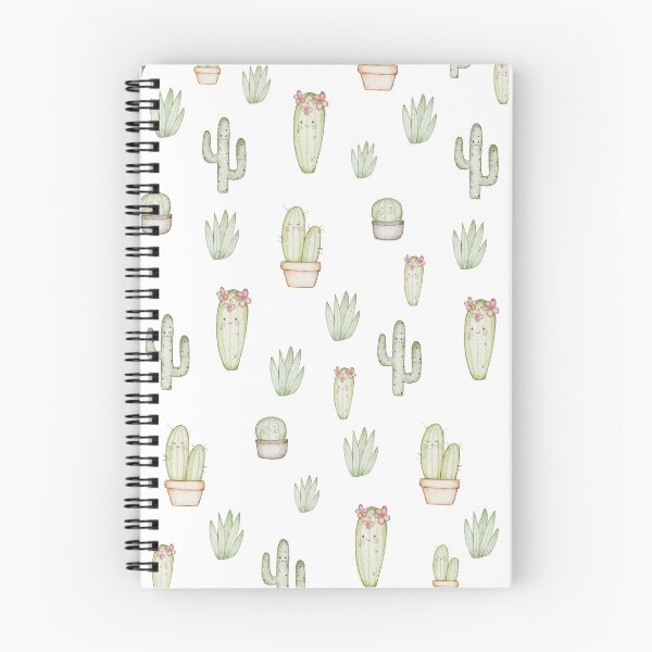 Item preview, Cactus kawaii cute watercolor pattern designed and sold by mypigtailsart.