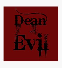 Dean of Evil Photographic Print