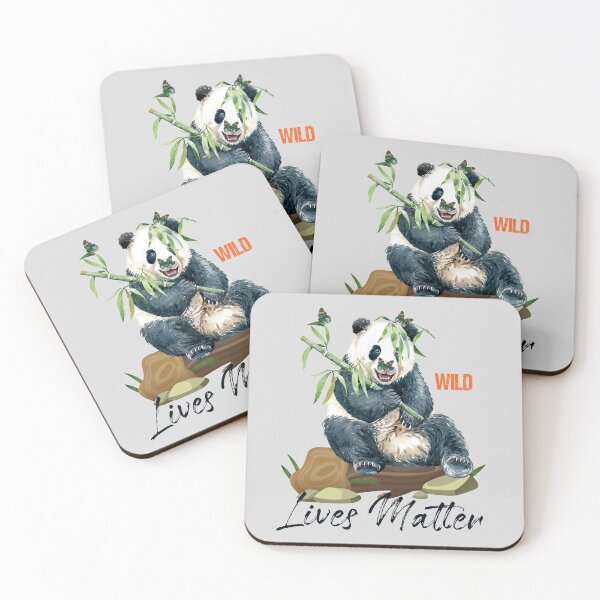 Item preview, Panda Bear and Butterflies "Wild Lives Matter" designed and sold by Jecolds.