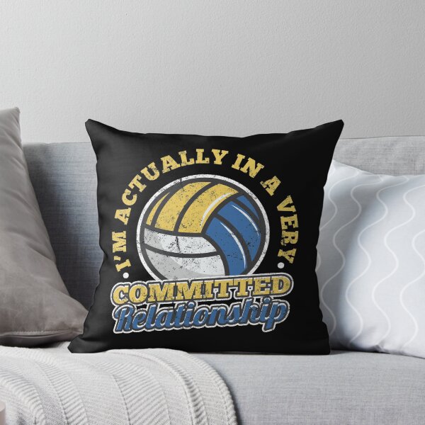 Item preview, Volleyball Commited Relationship distressed designed and sold by groovezero.