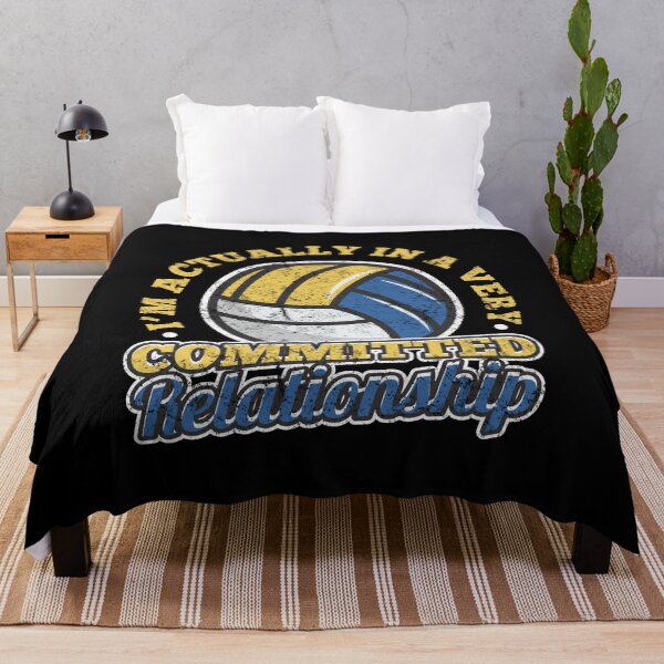 Item preview, Volleyball Commited Relationship distressed designed and sold by groovezero.