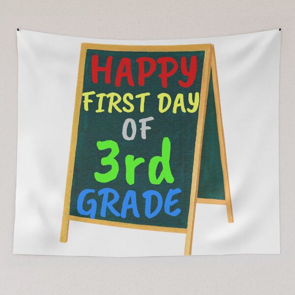 Item preview, Happy first day of third grade, 3rd Grade Design Welcome back to School designed and sold by marosharaf.
