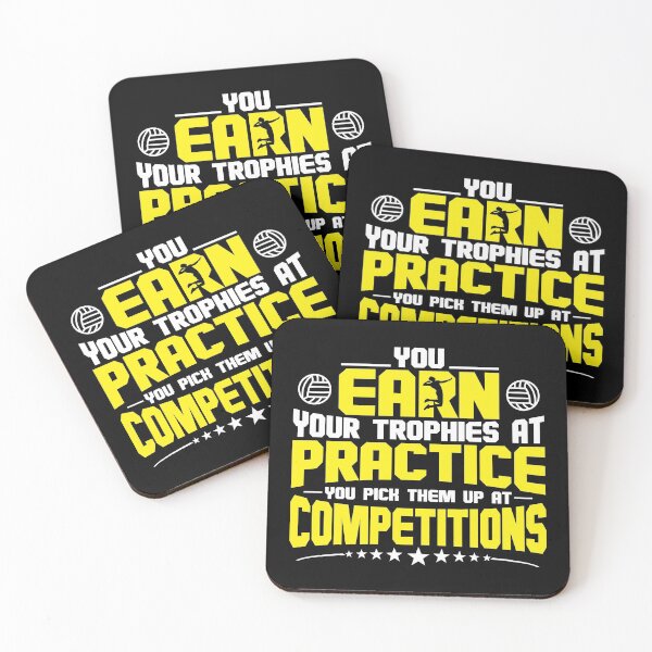 Item preview, You Earn Trophies at Volleyball Practice designed and sold by groovezero.