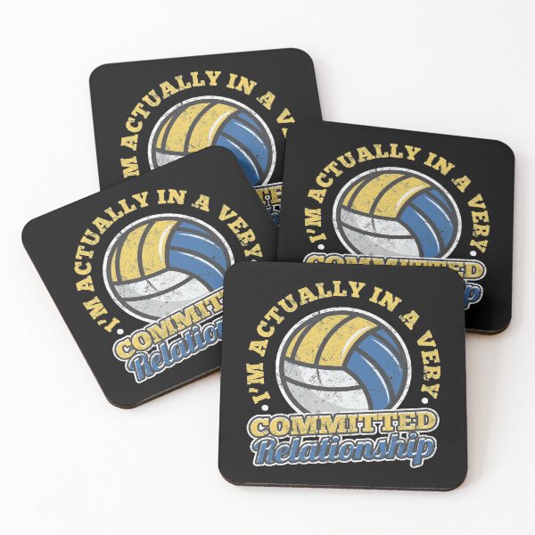 Item preview, Volleyball Commited Relationship distressed designed and sold by groovezero.