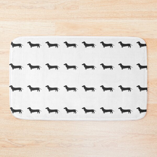 Item preview, Dachshund Dog Silhouette Black designed and sold by SmartPooch.
