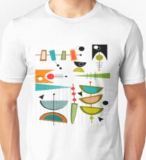 Mid-century Modern Abstract #55 Unisex T-Shirt