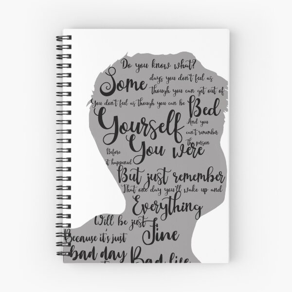 Item preview, Andy Fowler quote ‘bad day not a bad life’ designed and sold by megsarrt.