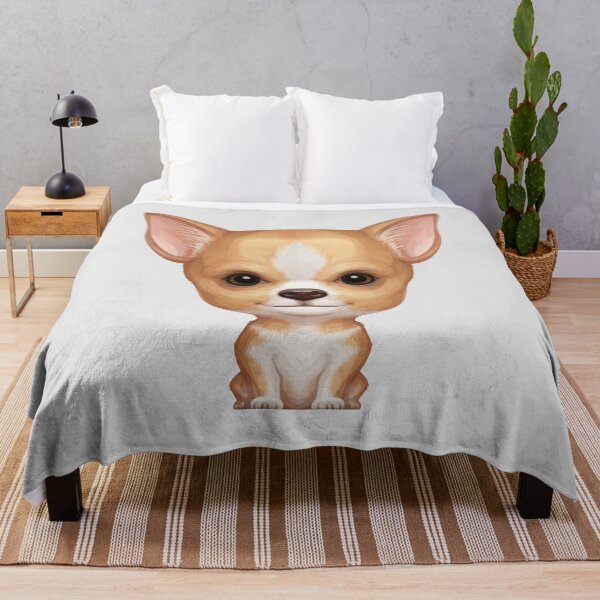 Item preview, Fawn & White Smooth Coat Chihuahua  designed and sold by anmlz.