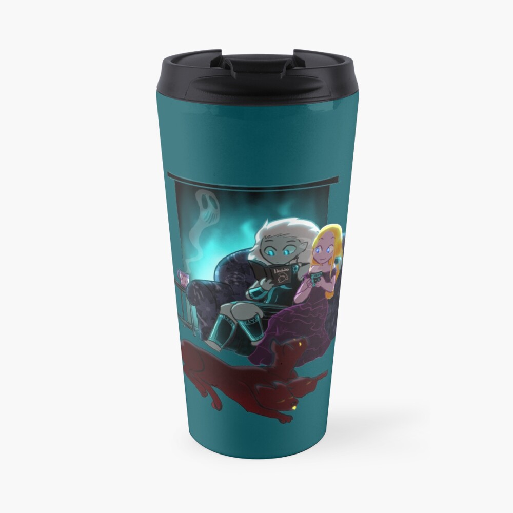 Cozy Winter Night Travel Mug