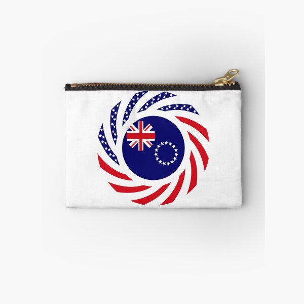 Item preview, Cook Islander American Multinational Patriot Flag Series designed and sold by Carbon-Fibre Media.
