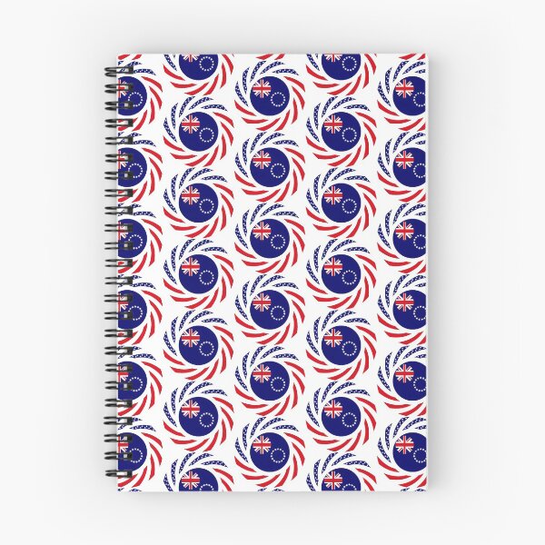 Item preview, Cook Islander American Multinational Patriot Flag Series designed and sold by Carbon-Fibre Media.