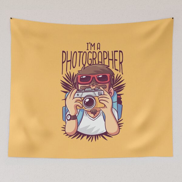 Item preview, Im A Photographer Shutterbug designed and sold by Cute and Funny Animal Art Designs.