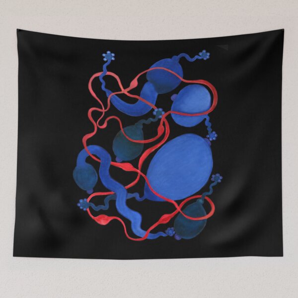 Item preview, Bulbous Blues on black designed and sold by ricoflinn.