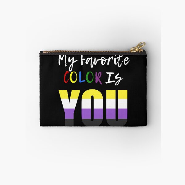 Item preview, Favorite Color - Nonbinary - LGBTQ+ Pride Shirt designed and sold by LoonyMoonyProds.