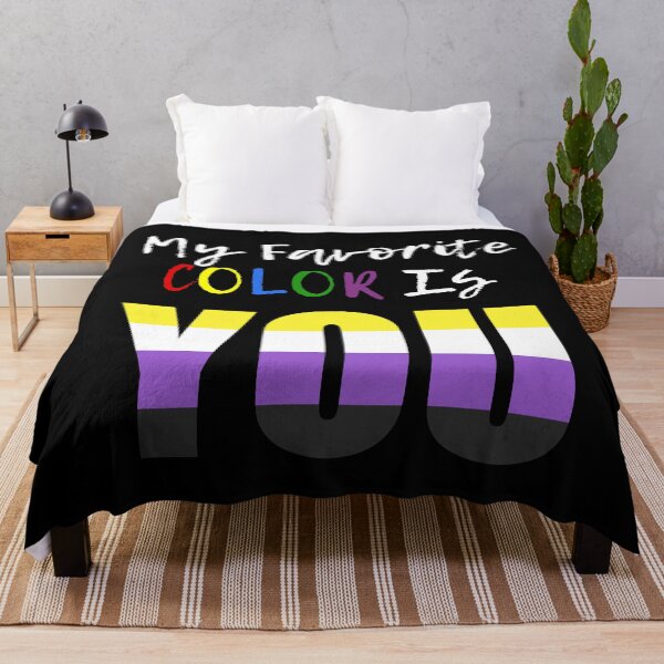 Item preview, Favorite Color - Nonbinary - LGBTQ+ Pride Shirt designed and sold by LoonyMoonyProds.