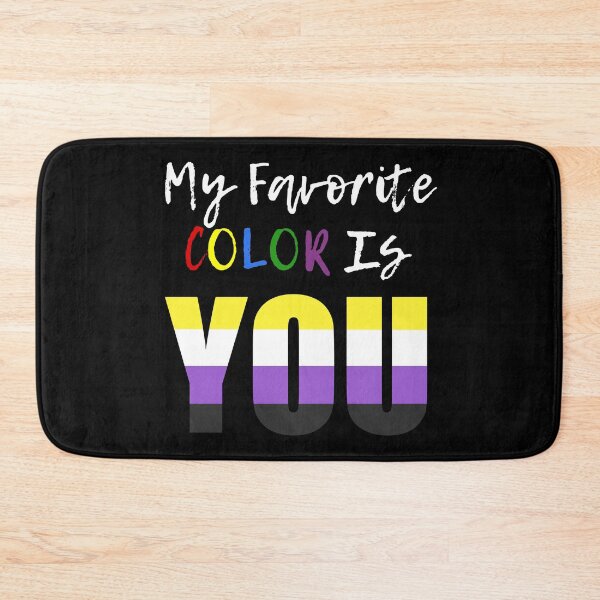 Item preview, Favorite Color - Nonbinary - LGBTQ+ Pride Shirt designed and sold by LoonyMoonyProds.