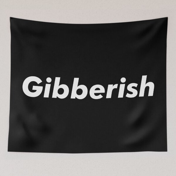 Item preview, Gibberish designed and sold by maDarsLARSt.