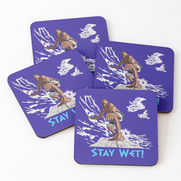 Item preview, Stay Wet! Surfing Design bu JLGR Creations designed and sold by jlgrcreations05.