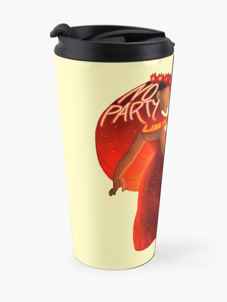 Alternate view of No Party Like A Pele Party Travel Mug