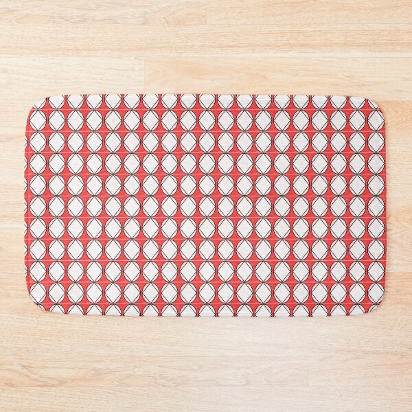 Item preview, Red White Cottage Diamonds Fabric designed and sold by PageDesigns.