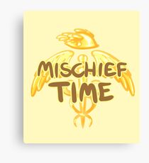 Mischief Time Canvas Print