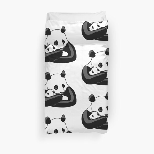 Panda Parent and Child 3 Duvet Cover