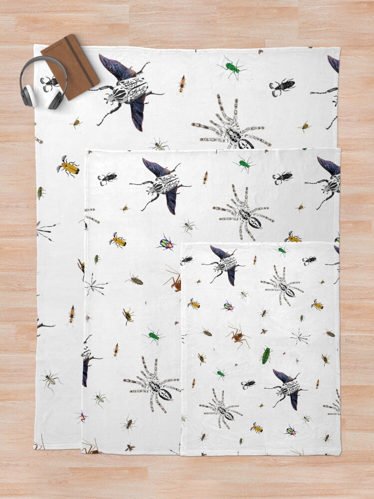 Alternate view of Entomologist's Dream Throw Blanket