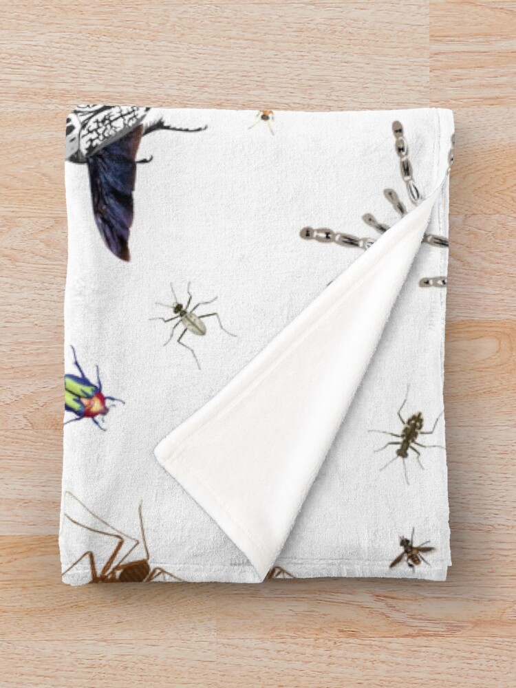 Alternate view of Entomologist's Dream Throw Blanket