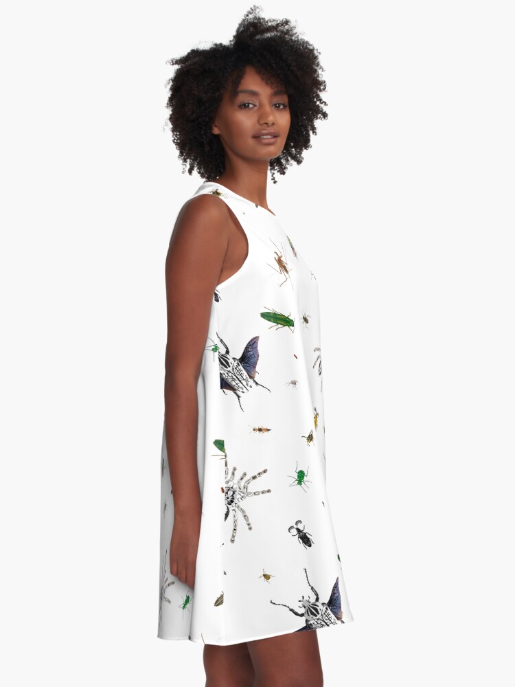 Alternate view of Entomologist's Dream A-Line Dress