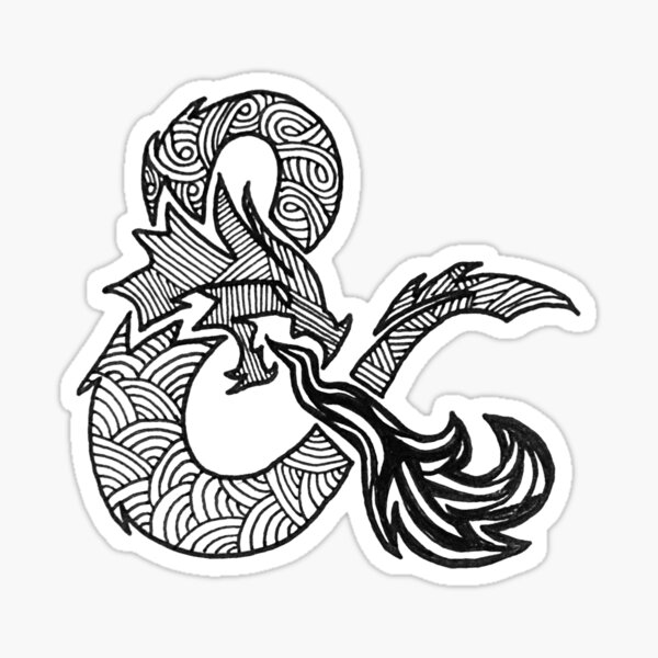 Item preview, Dragons And designed and sold by Zen's Doodles.