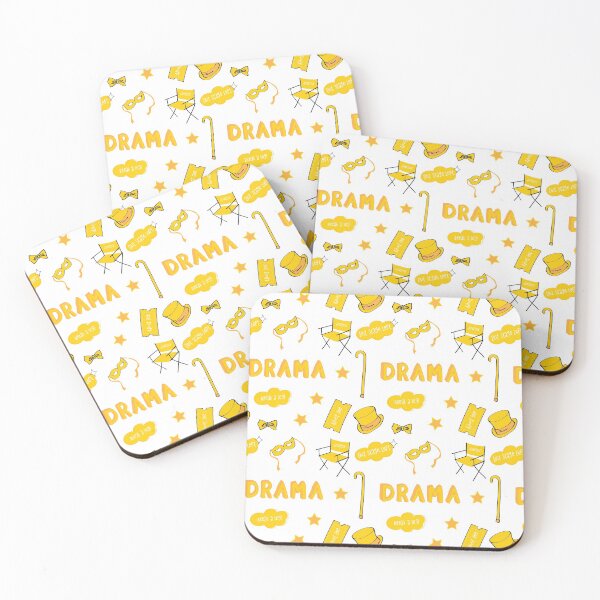 Item preview, Yellow Drama School Subject Sticker Pack designed and sold by The-Goods.