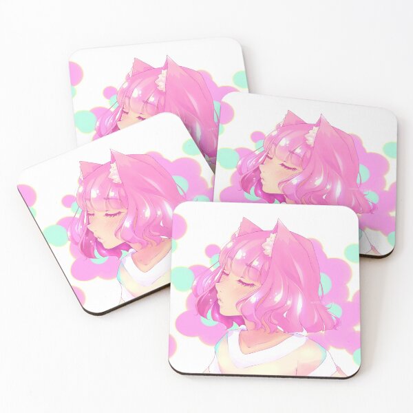 Item preview, pink anime girl designed and sold by LenaChanTheWeeb.