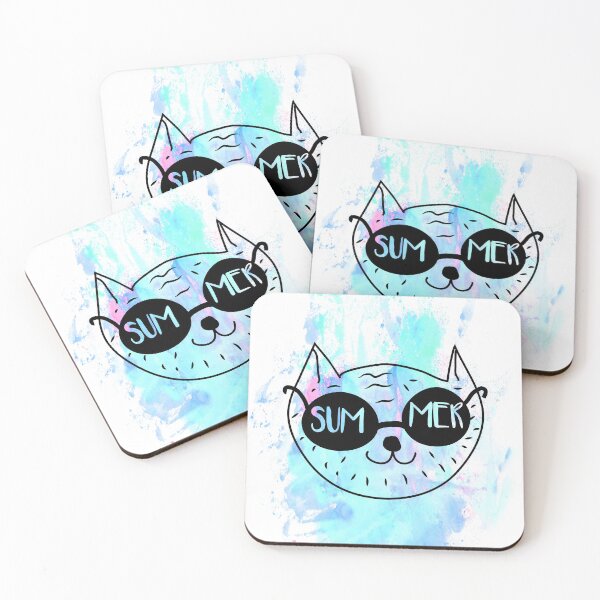 Item preview, Cute Artsy summer cat designed and sold by RAWWR.