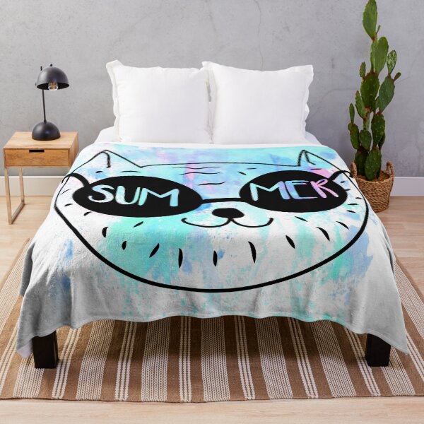 Item preview, Cute Artsy summer cat designed and sold by RAWWR.