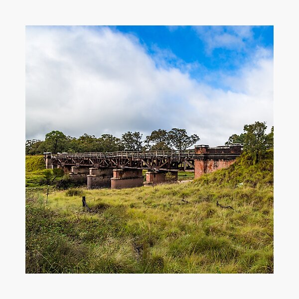 Item preview, Old Rail Bridge near Tenterfield designed and sold by JoelBrown.