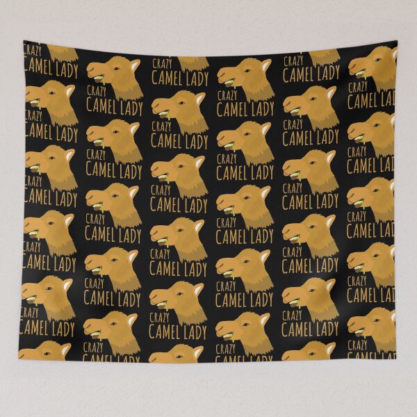 Item preview, Crazy camel lady (new spitting camel!) designed and sold by jazzydevil.