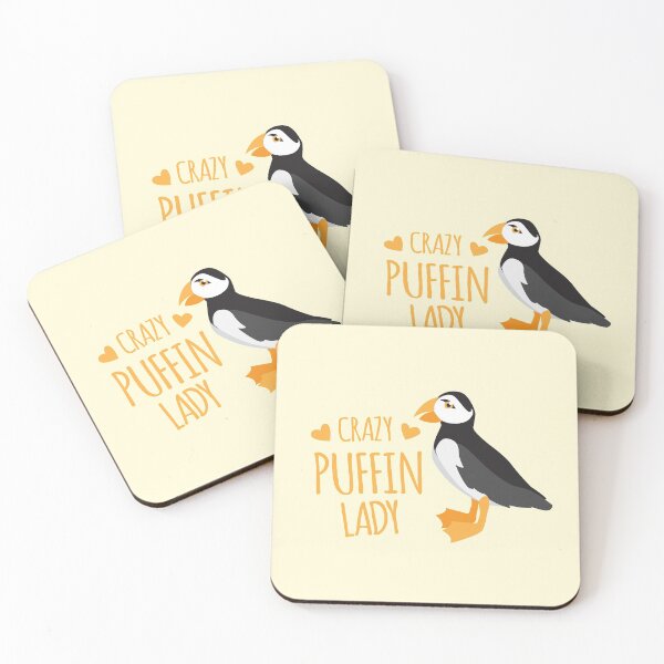 Item preview, Crazy puffin lady designed and sold by jazzydevil.