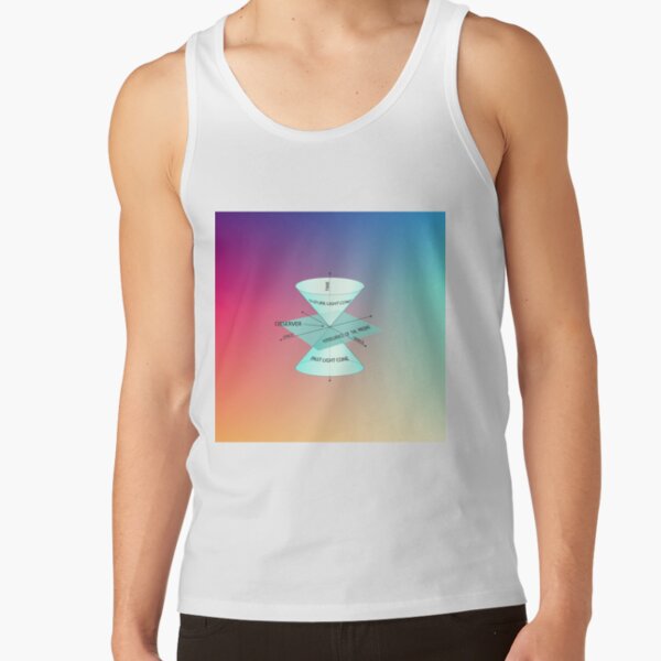 #Physics #Time #Observer #Space futurelightcone pastlightcone hypersurfaceofthepresent future lightcone past light cone hypersurface present Tank Top