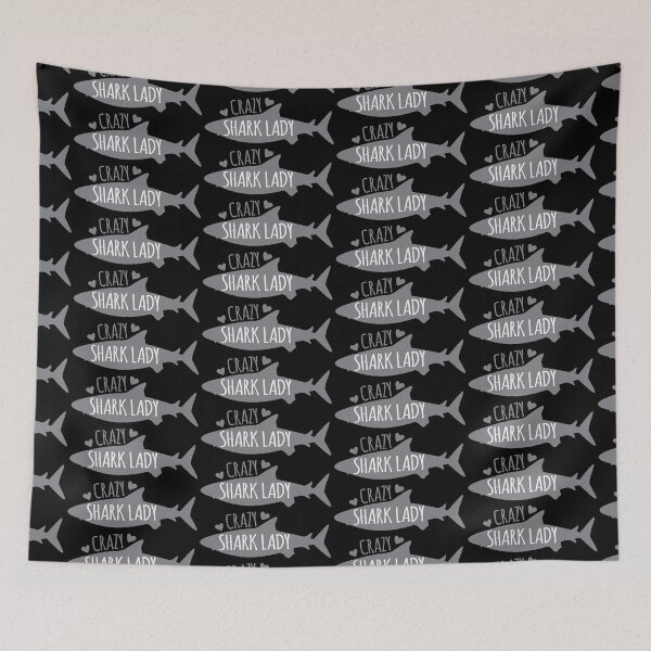 Item preview, CRAZY Shark lady  designed and sold by jazzydevil.