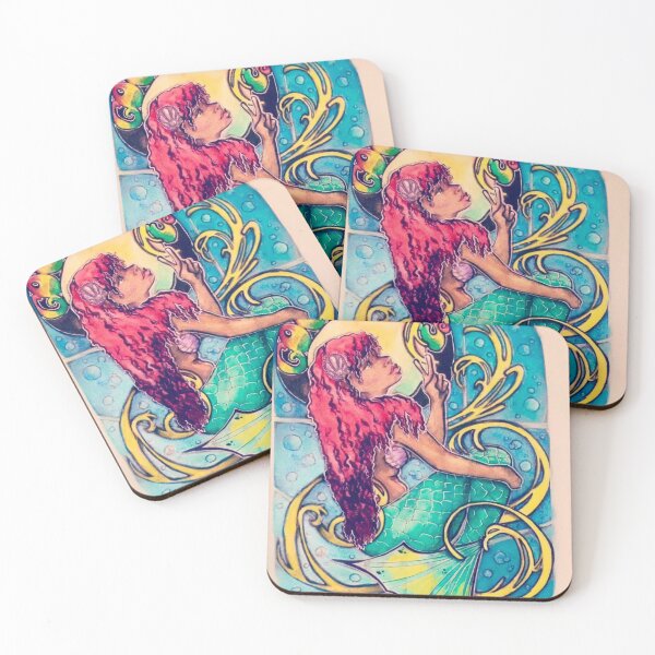 Item preview, Peace, Love and Good Vibes Mermaid designed and sold by Stephanie  Martin.