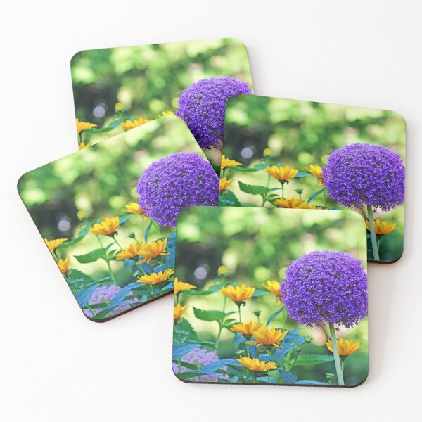Item preview, Allium And Wild Sunflowers designed and sold by Deb Oppermann.