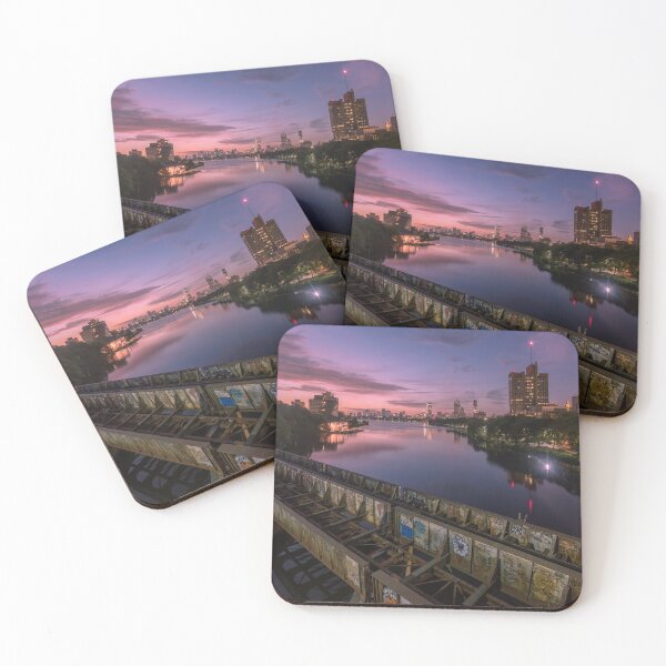 Item preview, Boston skyline at dawn designed and sold by Under The Radar Van.