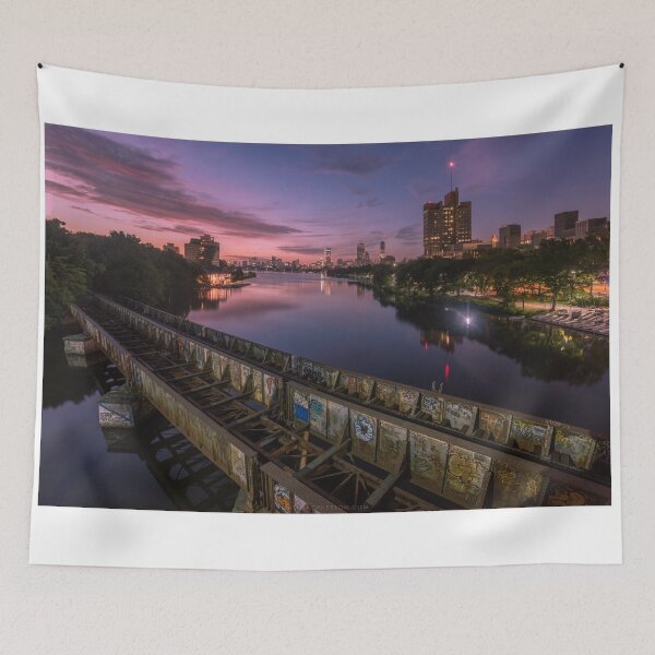 Item preview, Boston skyline at dawn designed and sold by Under The Radar Van.