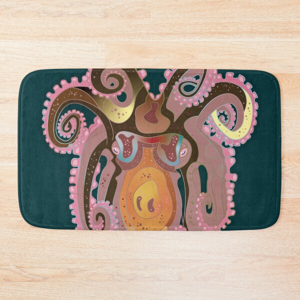 Item preview, Octopus, pink and tan. designed and sold by O Grimley.