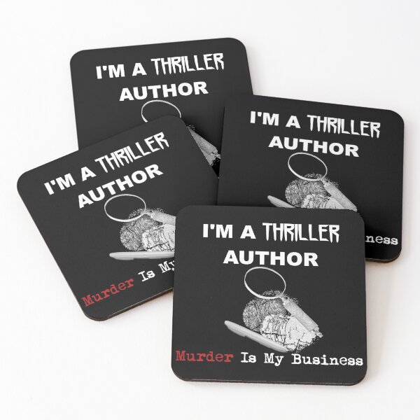 Item preview, I'm A Thriller Author - Murder Is My Business designed and sold by CrimeLab.
