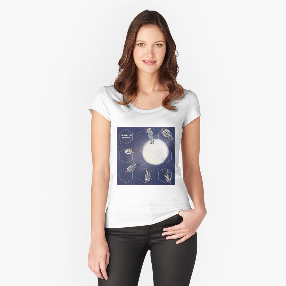 Item preview, Fitted Scoop T-Shirt designed and sold by sumonkeys.